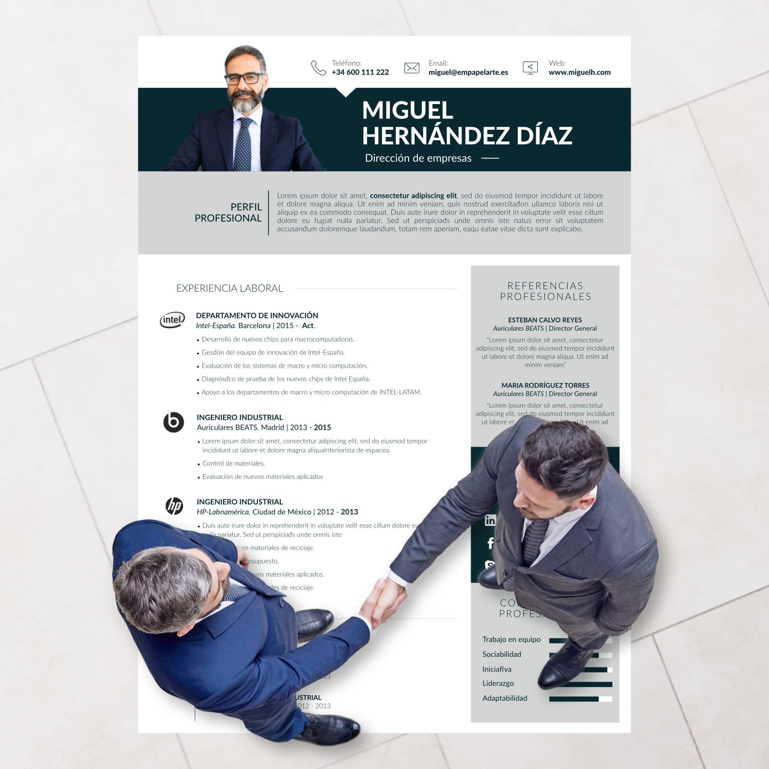 CV marca personal directivos