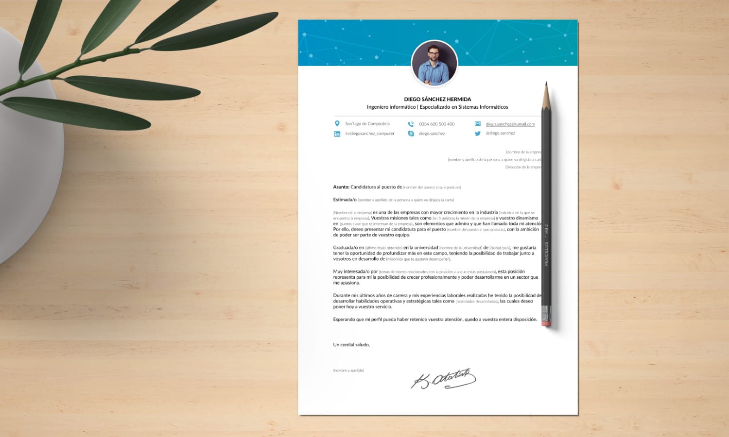 ejemplos carta presentacion para puesto empleo