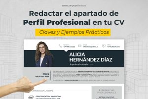 redactar el perfil profesional de tu cv