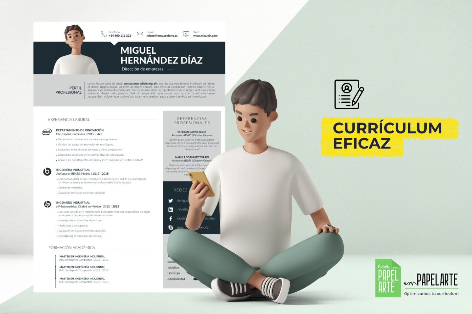 elaborar un cv eficaz