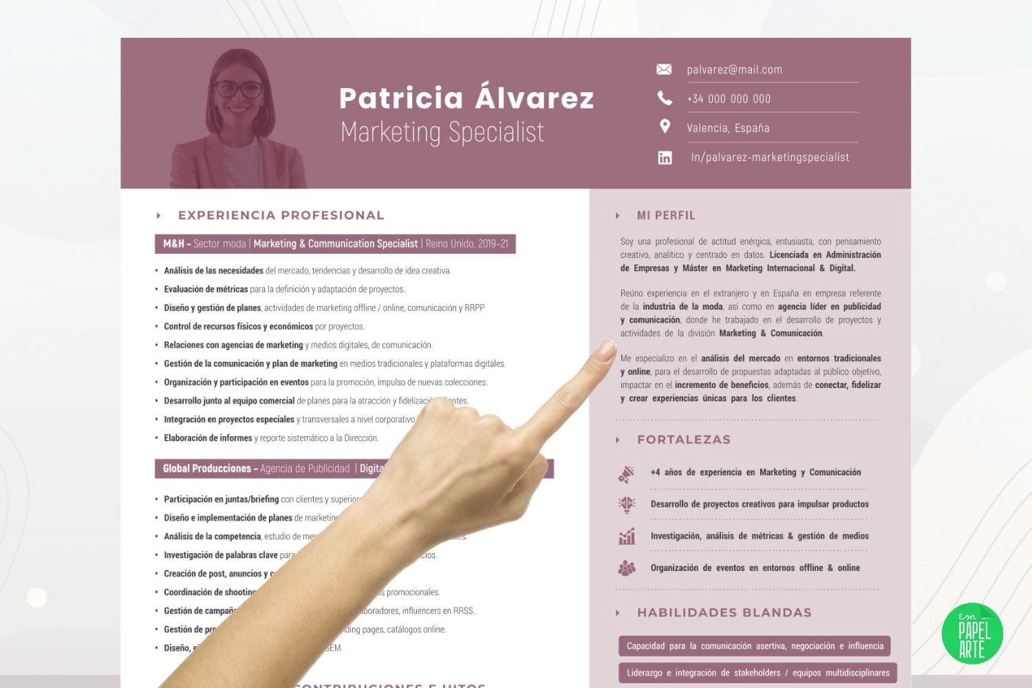 redaccion cv marketing perfil profesionalredaccion cv marketing perfil profesional